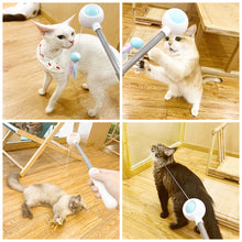 Load image into Gallery viewer, Interactive Cat Toy Feather Teaser Cat-teasing Stick Pet Retractable Refill Replacement Catcher Product for Kitten
