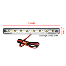Load image into Gallery viewer, Universal 8LED Car LED Light 12V Daytime Running Light Fog Lamp Driving Light Super Bright White Light Auxiliary Lamp
