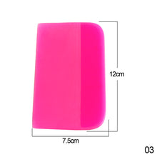 Load image into Gallery viewer, Car Scraper Soft Rubber Window Squeegee Glass Pink Auto Water Vinyl Blade Scraper Home Wrap Tools Office Tint Wiper
