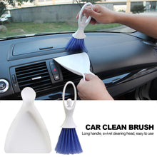 Load image into Gallery viewer, 2Pcs Car Dashboard Vent Air Outlet Cleaning Brush Dustpan Broom Tool Kit
