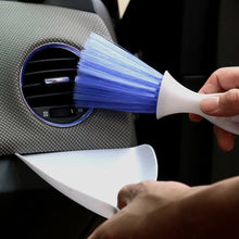 Load image into Gallery viewer, 2Pcs Car Dashboard Vent Air Outlet Cleaning Brush Dustpan Broom Tool Kit
