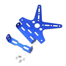 Load image into Gallery viewer, Universal Adjustable Motorcycle License Plate Holder Mount Bracket Alloy Aluminum Registration Number Plate Cover
