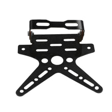 Load image into Gallery viewer, Universal Adjustable Motorcycle License Plate Holder Mount Bracket Alloy Aluminum Registration Number Plate Cover

