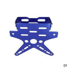 Load image into Gallery viewer, Universal Adjustable Motorcycle License Plate Holder Mount Bracket Alloy Aluminum Registration Number Plate Cover
