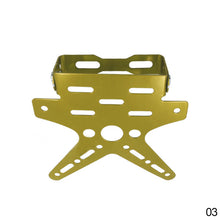 Load image into Gallery viewer, Universal Adjustable Motorcycle License Plate Holder Mount Bracket Alloy Aluminum Registration Number Plate Cover
