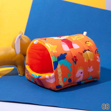 Load image into Gallery viewer, Cute Small Animal Sleeping Bed Rabbit Squirrel Guinea Pig Nest Hamster House Winter Colorful Mini Cage Comfortable Soft Warm Mat
