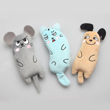 Load image into Gallery viewer, Funny Interactive Plush Cat Toy Cute Cat Face Catnip Cats Toy Kitten Teeth Chewing Biting Plush Toys Cat Plush Thumb Pillow Pet Accessories
