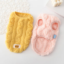 Load image into Gallery viewer, Pet Fleece Coat Jack Dog Clothes Bear Vest Dogs Clothing Pet Outfits Cute Winter Yorkies Christmas Costume Small Dogs
