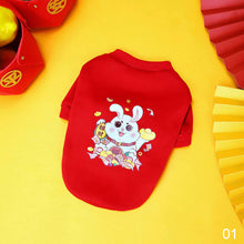 Load image into Gallery viewer, New Year Dog Hoodies Winter Dog Clothes for Small Dogs Pet Supplies Rabbit Print Pet Hoodies Cute Warm Chihuahua Clothes
