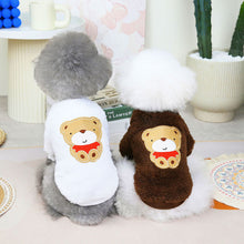 Load image into Gallery viewer, Pet Bear Printed Hoodie Coat Winter Warm Pet Clothes for Chihuahua Shih Tzu Sweatshirt Puppy Cat Pullover Dogs Pets Clothing
