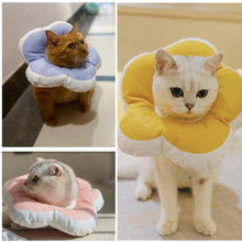 Load image into Gallery viewer, Lovely Flower Soft Elizabeth Ring Adjustable Pet Collar Waterproof Headcover Scratch And Anti-Bite Dog Cat Collar Pet Supplies

