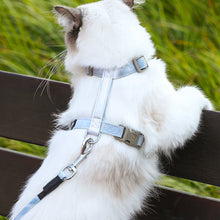 Load image into Gallery viewer, Adjustable Pet Cat Gradual Color Changing Traction Rope Set Small Dog Leash Dog I-shaped Chest Harness For Small Medium Dog French Bulldog Pug Bulldog
