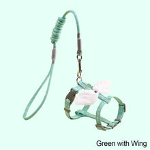 Load image into Gallery viewer, Adjustable Pet Cat Gradual Color Changing Traction Rope Set Small Dog Leash Dog I-shaped Chest Harness For Small Medium Dog French Bulldog Pug Bulldog
