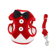 Load image into Gallery viewer, Elegant Bow Dog Collars Necktie Traction Rope Pet Harness for Small Medium Dogs Cat Chest Strap Dog Accessories
