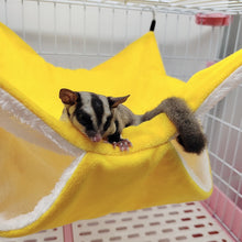 Load image into Gallery viewer, Hamster Hammock Double-layer Thicken Warm Sleeping Bag Nest Hanging Cage House for Squirrel Ferret Rabbit Pet Bed
