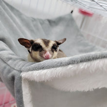 Load image into Gallery viewer, Hamster Hammock Double-layer Thicken Warm Sleeping Bag Nest Hanging Cage House for Squirrel Ferret Rabbit Pet Bed
