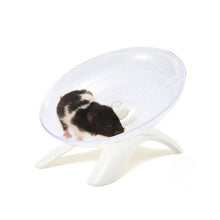 Load image into Gallery viewer, Pet Hamster Running Wheel Mute Flying Saucer Steel Axle Wheel Running Disc Toys Cage Small Animal Hamster Accessories
