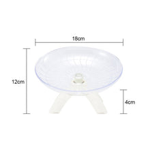 Load image into Gallery viewer, Pet Hamster Running Wheel Mute Flying Saucer Steel Axle Wheel Running Disc Toys Cage Small Animal Hamster Accessories
