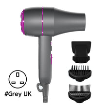 Load image into Gallery viewer, Electric Hair Dryer Powerful Hot Cold Wind Negative Ionic Blower Thermostatic Home Hair Dryer Brush Portable Salon Hair Dryer Blow
