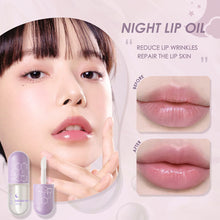 Load image into Gallery viewer, Day Night Lip Plumper Oil Clear Long Lasting Deep Moisturizing Lip Repair Reduce Lip Fine Line Care Lip Winter Cosmetics
