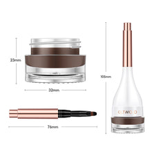 Load image into Gallery viewer, Waterproof Natural Moulding Eyebrow Coloring Cream Mascara Natural Long Lasting Creamy Texture Tinted Brow Gel with Brush
