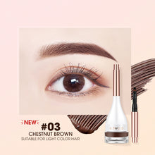 Load image into Gallery viewer, Waterproof Natural Moulding Eyebrow Coloring Cream Mascara Natural Long Lasting Creamy Texture Tinted Brow Gel with Brush
