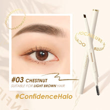 Load image into Gallery viewer, Natural Waterproof Solid Eye Brow Pencil with Brush Anti-sweat Sweat Resistant Durable Long Lasting Eyebrow Pencil Beauty Makeup
