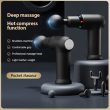 Load image into Gallery viewer, LED Light Massage Gun Cool Massager Portable Muscle Relaxation Deep Tissue Muscle Neck Body Back Relaxation Fascia Gun
