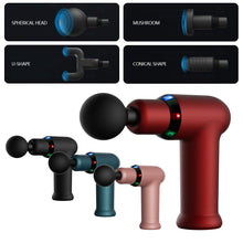 Load image into Gallery viewer, LED Light Massage Gun Cool Massager Portable Muscle Relaxation Deep Tissue Muscle Neck Body Back Relaxation Fascia Gun
