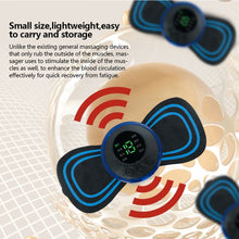 Load image into Gallery viewer, Portable LCD Display EMS Neck Stretcher Massage Electric Cervical Massage Patch Pulse Muscle Stimulator Relief Pain Massager
