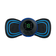 Load image into Gallery viewer, Portable LCD Display EMS Neck Stretcher Massage Electric Cervical Massage Patch Pulse Muscle Stimulator Relief Pain Massager
