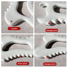 Load image into Gallery viewer, Multifunctional Ceramic Gua Sha Massage Tools Face Massager Scraping Board Body Carving Whole Body Point Acupoint Massager
