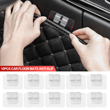 Load image into Gallery viewer, 10Pcs Car Floor Mats Anti-Slip Clip Hook Carpet Fixing Grips Clamps Holders Auto Fastener Retainer Tools Sticker Universal
