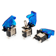 Load image into Gallery viewer, DC 12V 20A Auto Car Boat Truck Illuminated With LED Toggle Switch Safety Aircraft Flip Up Cover Guard
