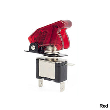 Load image into Gallery viewer, DC 12V 20A Auto Car Boat Truck Illuminated With LED Toggle Switch Safety Aircraft Flip Up Cover Guard
