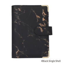 Load image into Gallery viewer, A6 Marble PU Money Budget Planner Binder With Zipper Envelopes Notebook Organizer System with Binder Pockets Saving Bill Organizer Gifts
