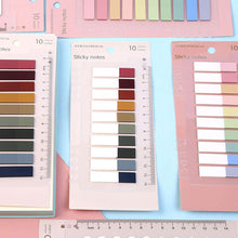 Load image into Gallery viewer, 200 Sheets Page Marker Index Tabs PET Colorful Note Bookmarks Memo Stickers Label Note Stationery School Office Supplies
