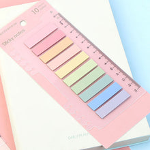 Load image into Gallery viewer, 200 Sheets Page Marker Index Tabs PET Colorful Note Bookmarks Memo Stickers Label Note Stationery School Office Supplies
