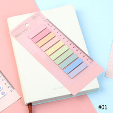 Load image into Gallery viewer, 200 Sheets Page Marker Index Tabs PET Colorful Note Bookmarks Memo Stickers Label Note Stationery School Office Supplies
