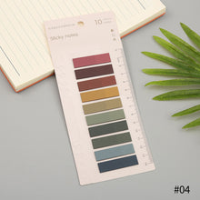 Load image into Gallery viewer, 200 Sheets Page Marker Index Tabs PET Colorful Note Bookmarks Memo Stickers Label Note Stationery School Office Supplies
