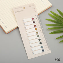 Load image into Gallery viewer, 200 Sheets Page Marker Index Tabs PET Colorful Note Bookmarks Memo Stickers Label Note Stationery School Office Supplies
