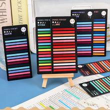 Load image into Gallery viewer, 300 Sheets Rainbow Color Index Memo Pad Posted It Sticky Notes Paper Sticker Notepad Bookmark School Supplies Kawaii Stationery
