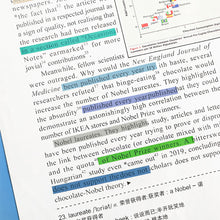 Load image into Gallery viewer, 300 Sheets Rainbow Color Index Memo Pad Posted It Sticky Notes Paper Sticker Notepad Bookmark School Supplies Kawaii Stationery
