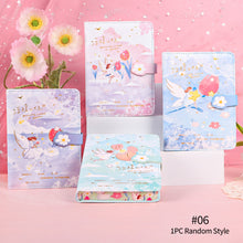 Load image into Gallery viewer, Creative 128 Sheets Papers 64K Cute Notebook Magnetic Buckle Color Page Student Manual Ledger Notepad Diary Book Kawaii
