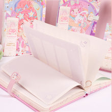 Load image into Gallery viewer, Creative 128 Sheets Papers 32K Cute Notebook Magnetic Buckle Color Page Student Manual Ledger Notepad Diary Book Kawaii
