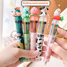 Load image into Gallery viewer, 0.5mm 10 Colors Ballpoint Pen Cute Animal Girls Writing Notebooks Office Stationary Student Gift School Supplies
