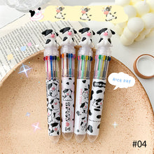 Load image into Gallery viewer, 0.5mm 10 Colors Ballpoint Pen Cute Animal Girls Writing Notebooks Office Stationary Student Gift School Supplies
