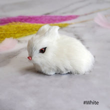 Load image into Gallery viewer, Simulation Rabbit Toy Squatting Model Home Decoration Rabbit Model Easter Rabbits Simulation Plush Toys Action Figures Kids Gift

