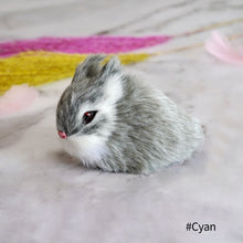 Load image into Gallery viewer, Simulation Rabbit Toy Squatting Model Home Decoration Rabbit Model Easter Rabbits Simulation Plush Toys Action Figures Kids Gift
