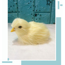 Load image into Gallery viewer, Simulation Chick Plush Toy Children Cognition Chicken Model Figurine Realistic Furry Animal Doll Chicken Easter Gift Kids
